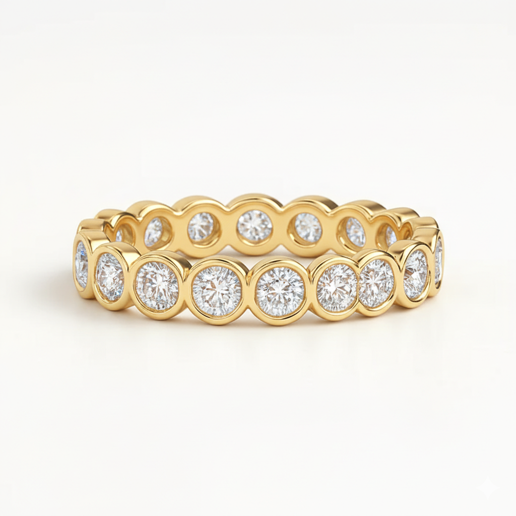 Bezel Diamond Full Eternity Ring