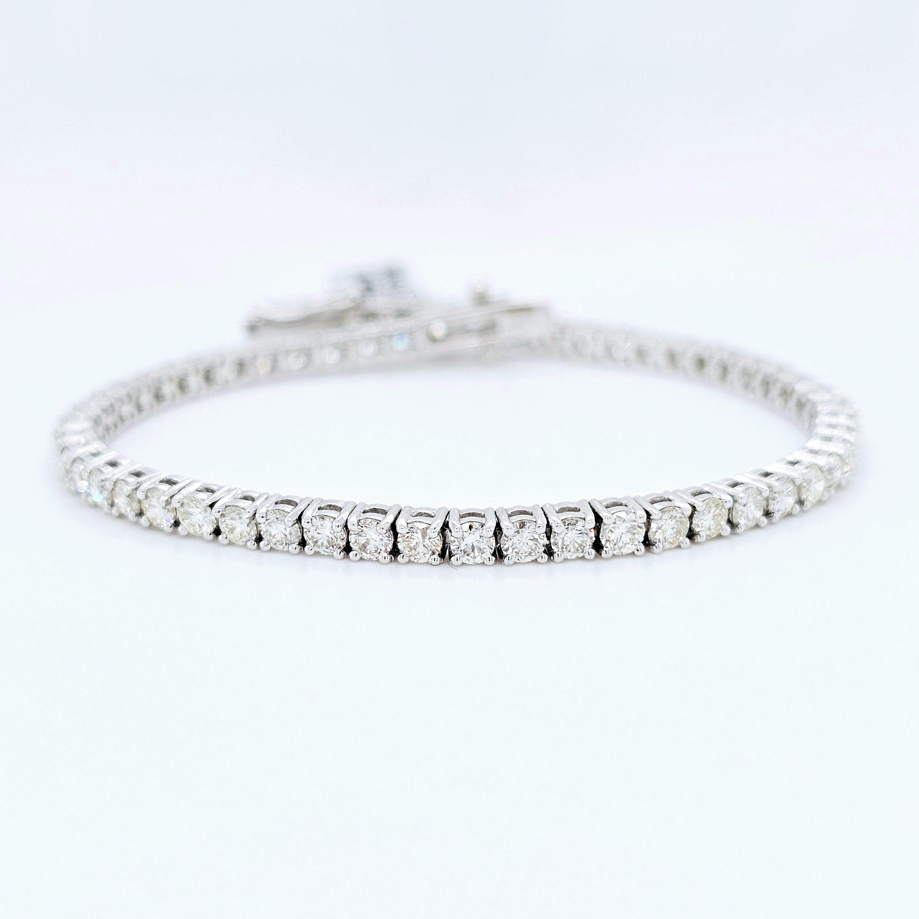 Tennis Bracelet | White gold bracelet | Diamond Bracelet | Natural diamonds