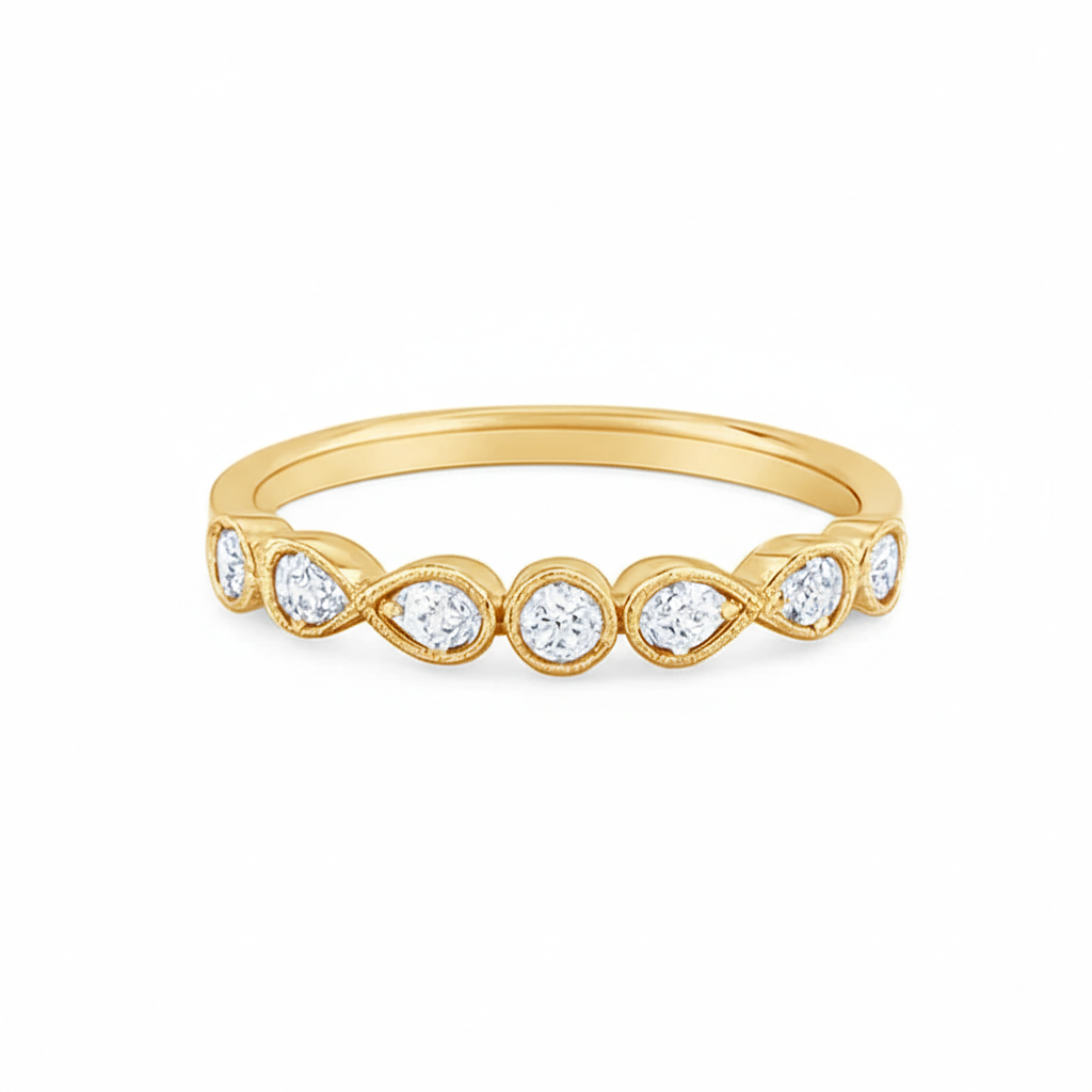 Harmony Half Eternity Ring