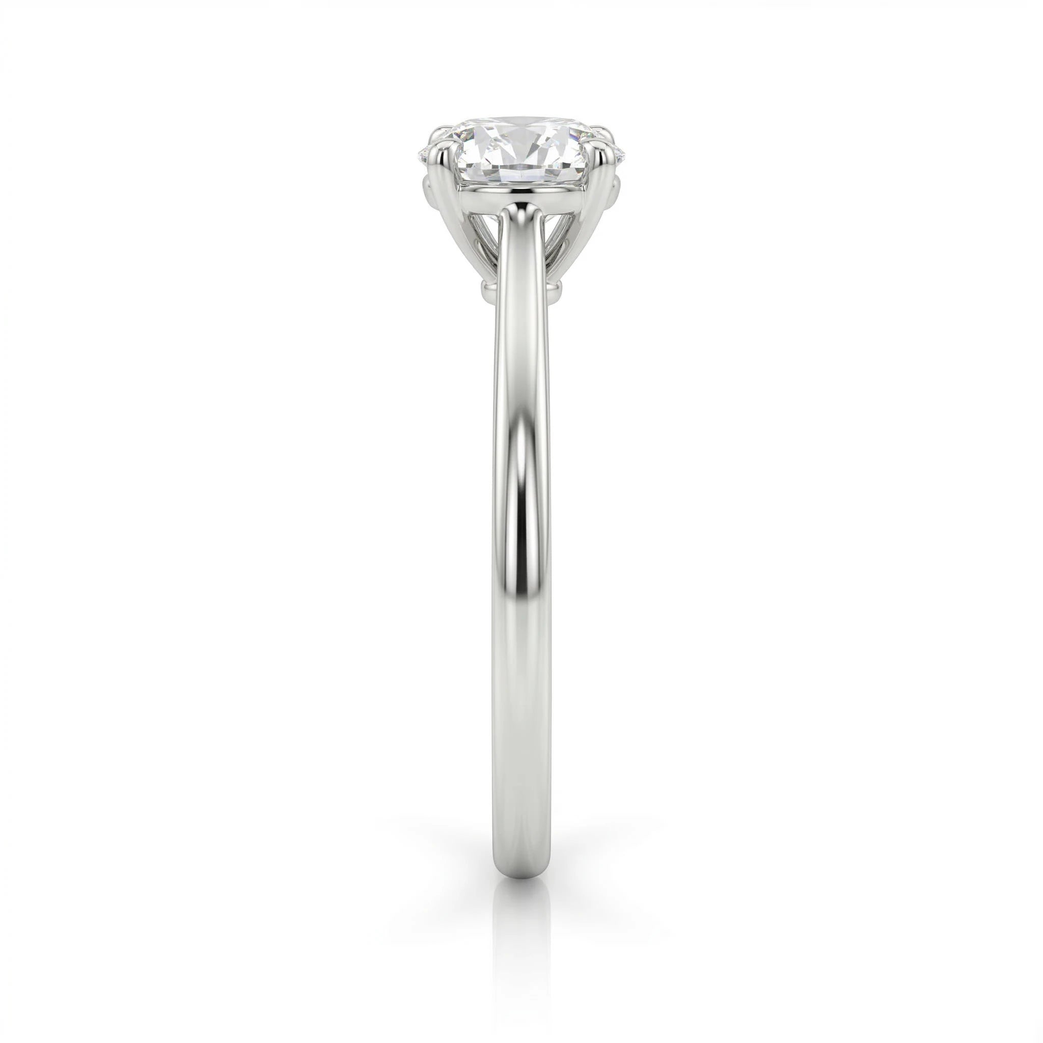 0.82ct GIA Round cut Natural Diamond Solitaire Setting Engagement Ring Chloe's Jewellers