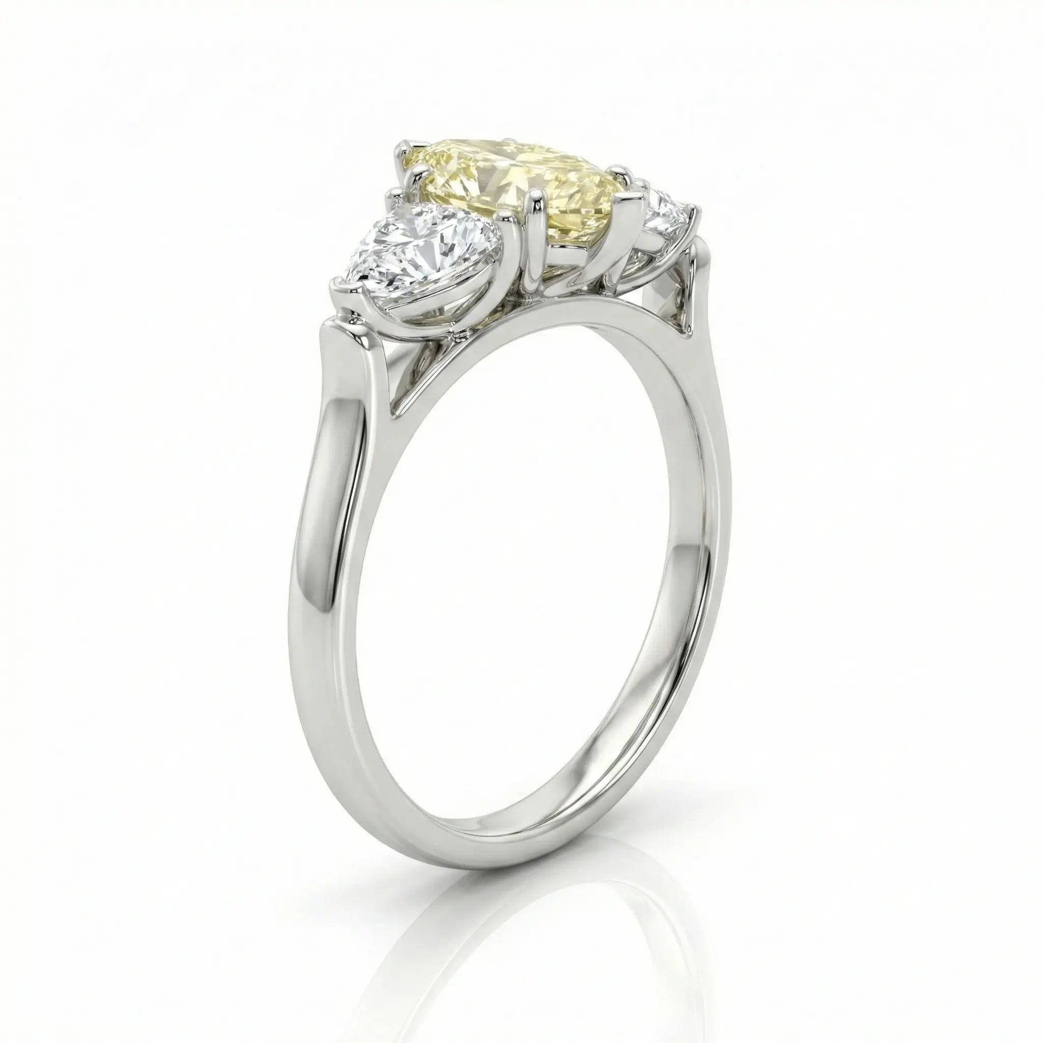 GIA Natural Fancy Yellow Marquise Diamond Engagement Ring | 1.45ct Chloe's Jewellers