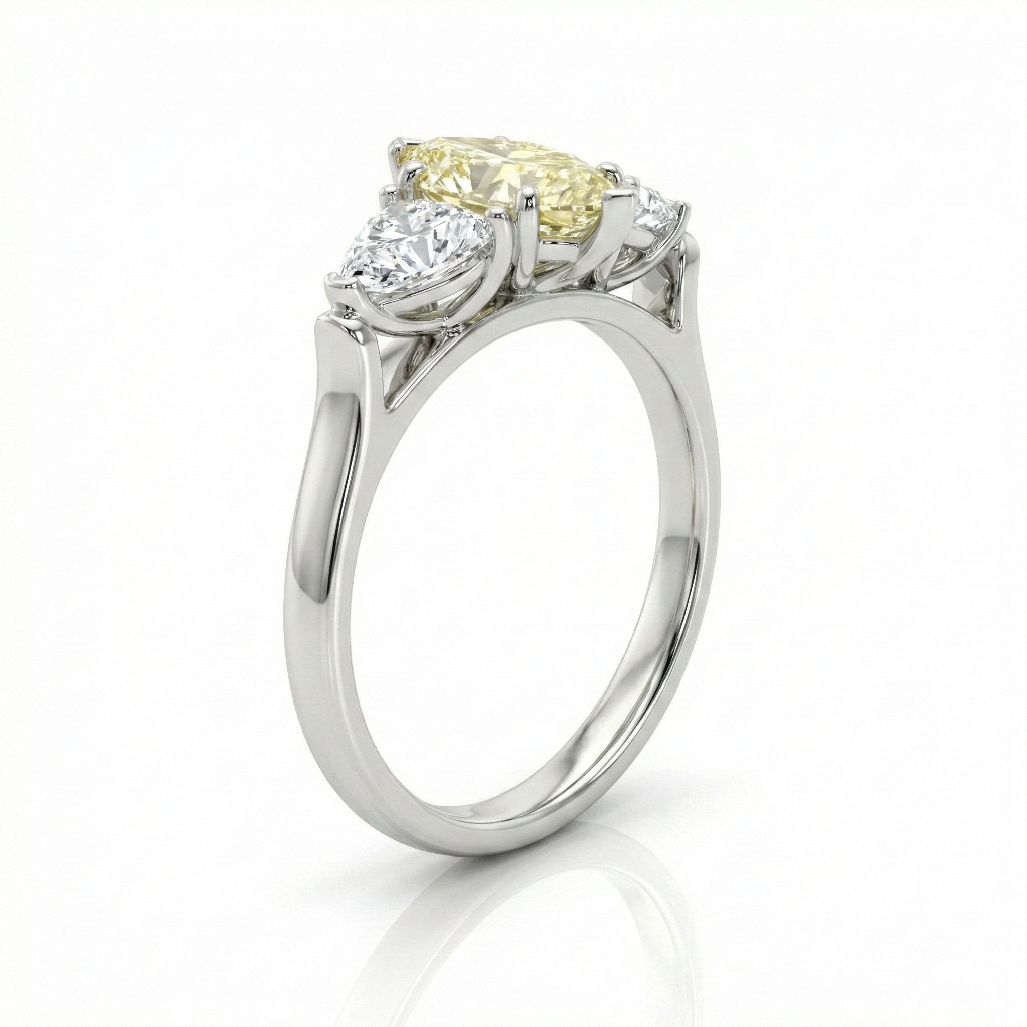GIA Natural Fancy Yellow Marquise Diamond Engagement Ring | 1.45ct Chloe's Jewellers