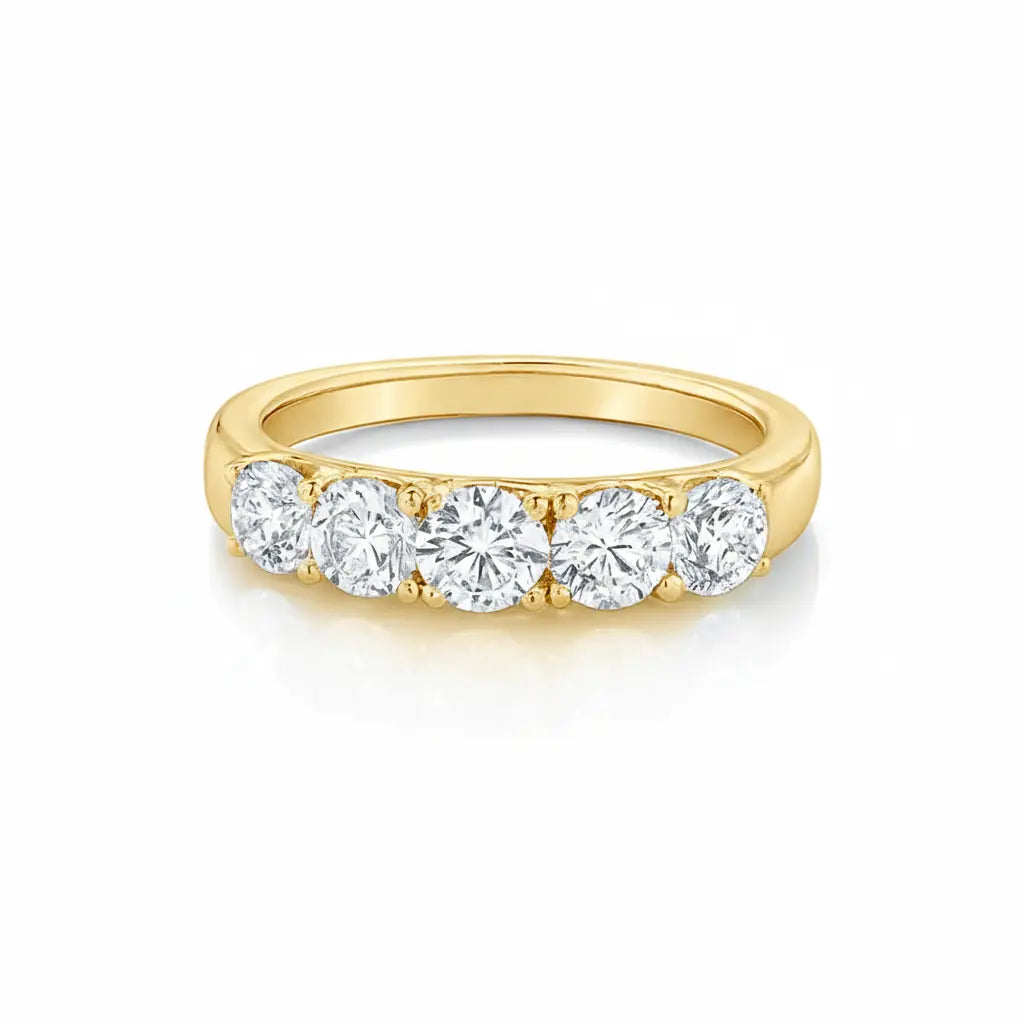 Graduated Half Eternity Ring Chloe's Jewellers