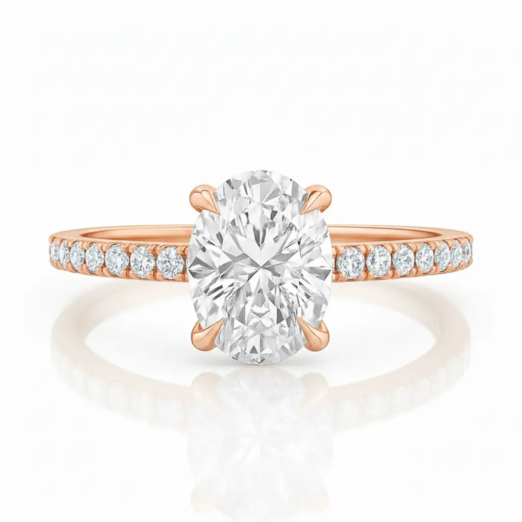 1.20ct Dahlia Oval Diamond Ring Chloe's Jewellers