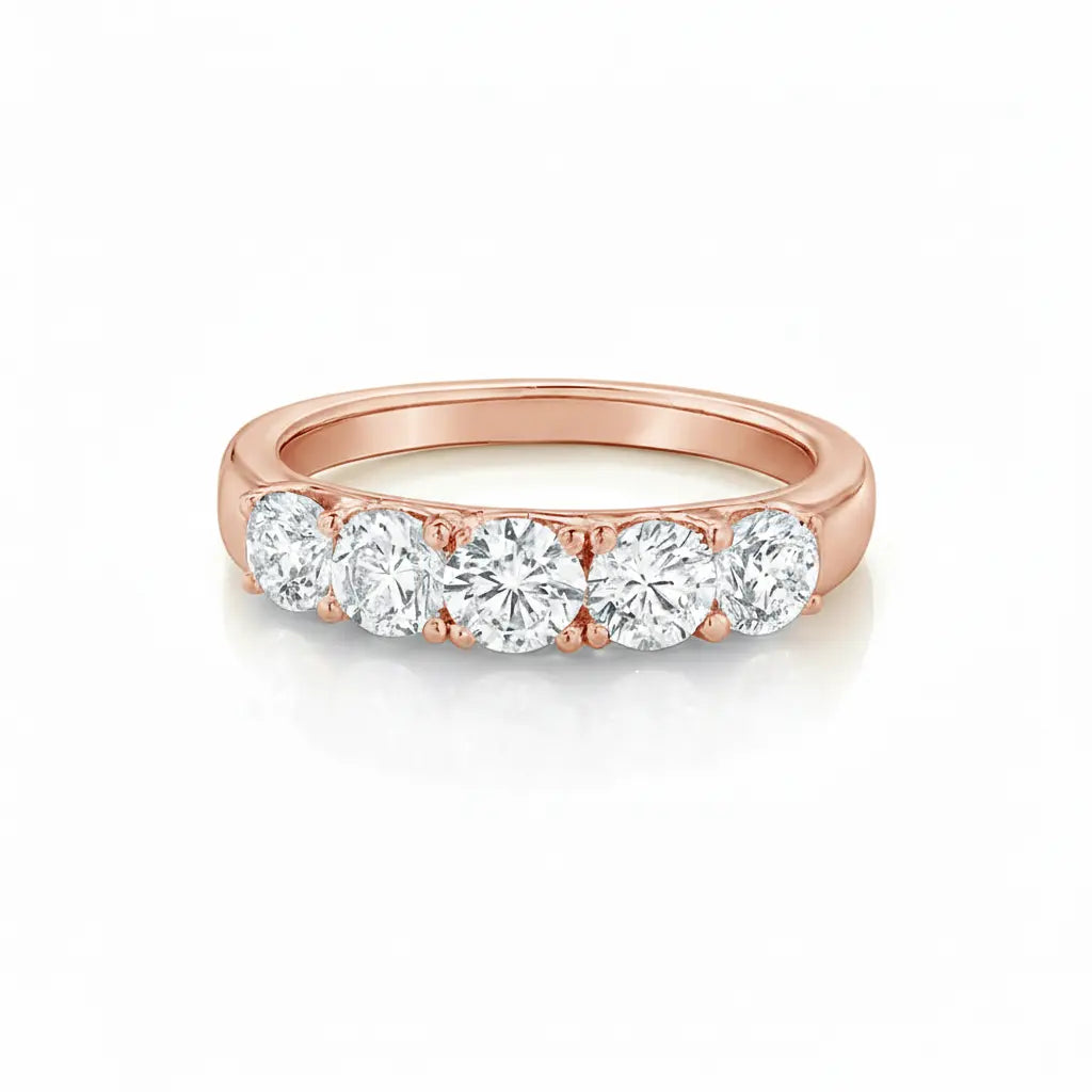 Graduated Half Eternity Ring Chloe's Jewellers