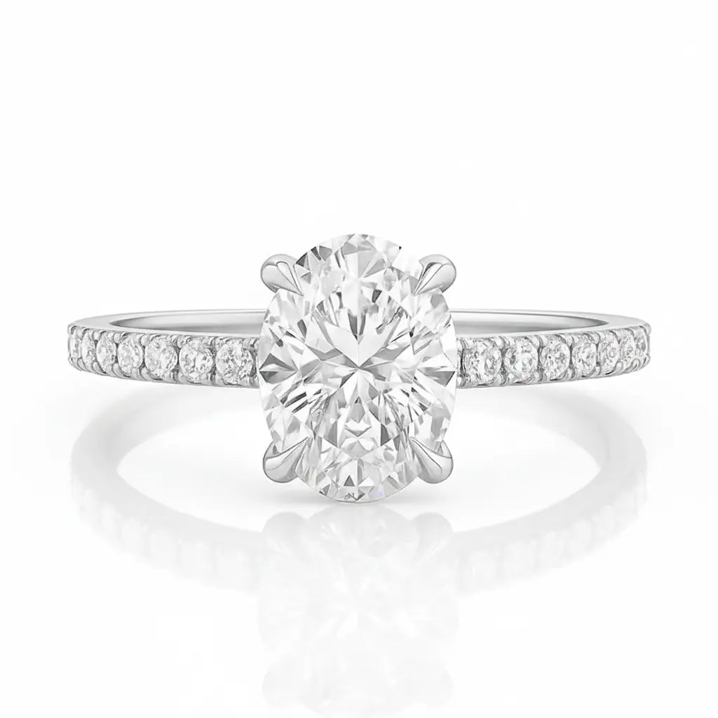 1.20ct Dahlia Oval Diamond Ring Chloe's Jewellers