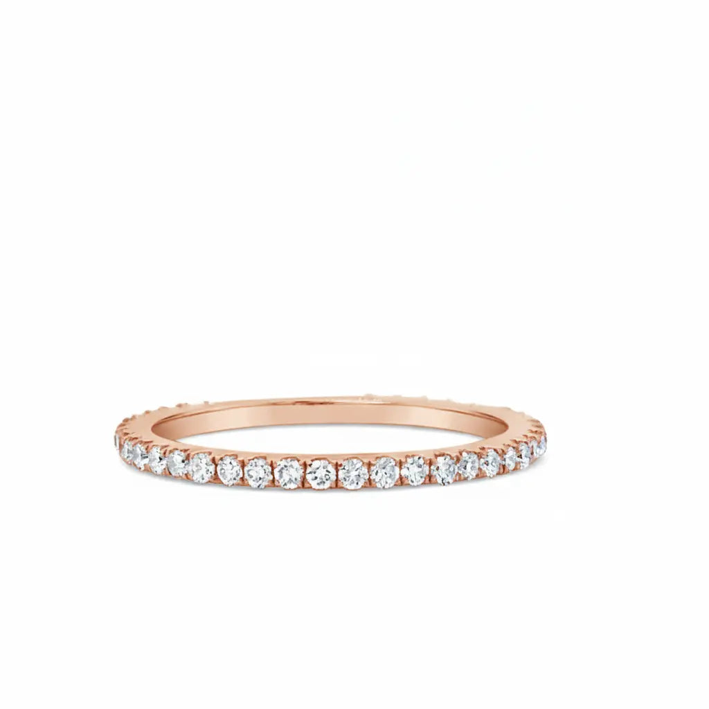 Pave Diamond Full Eternity Ring Chloe's Jewellers
