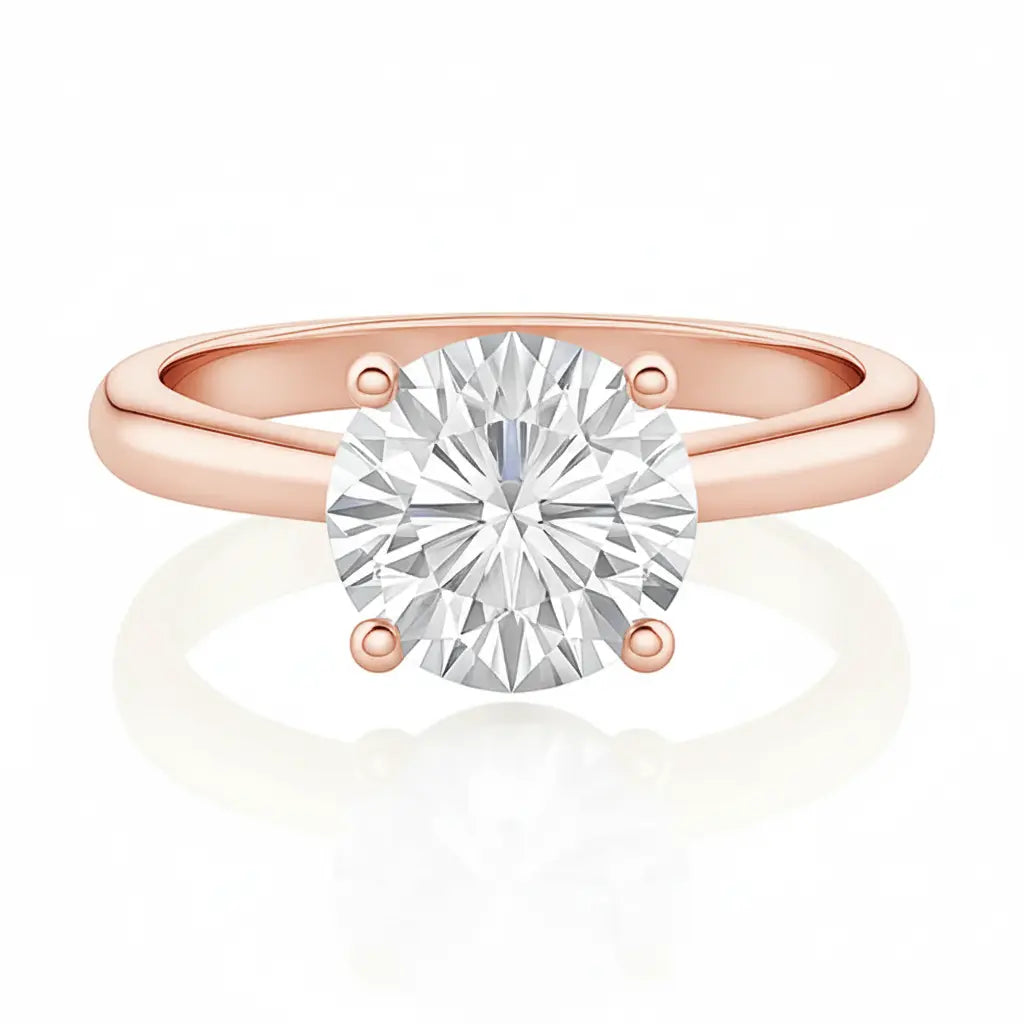 Lily Solitaire Round Diamond Engagement Ring – 2.29ct Platinum GIA Chloe's Jewellers