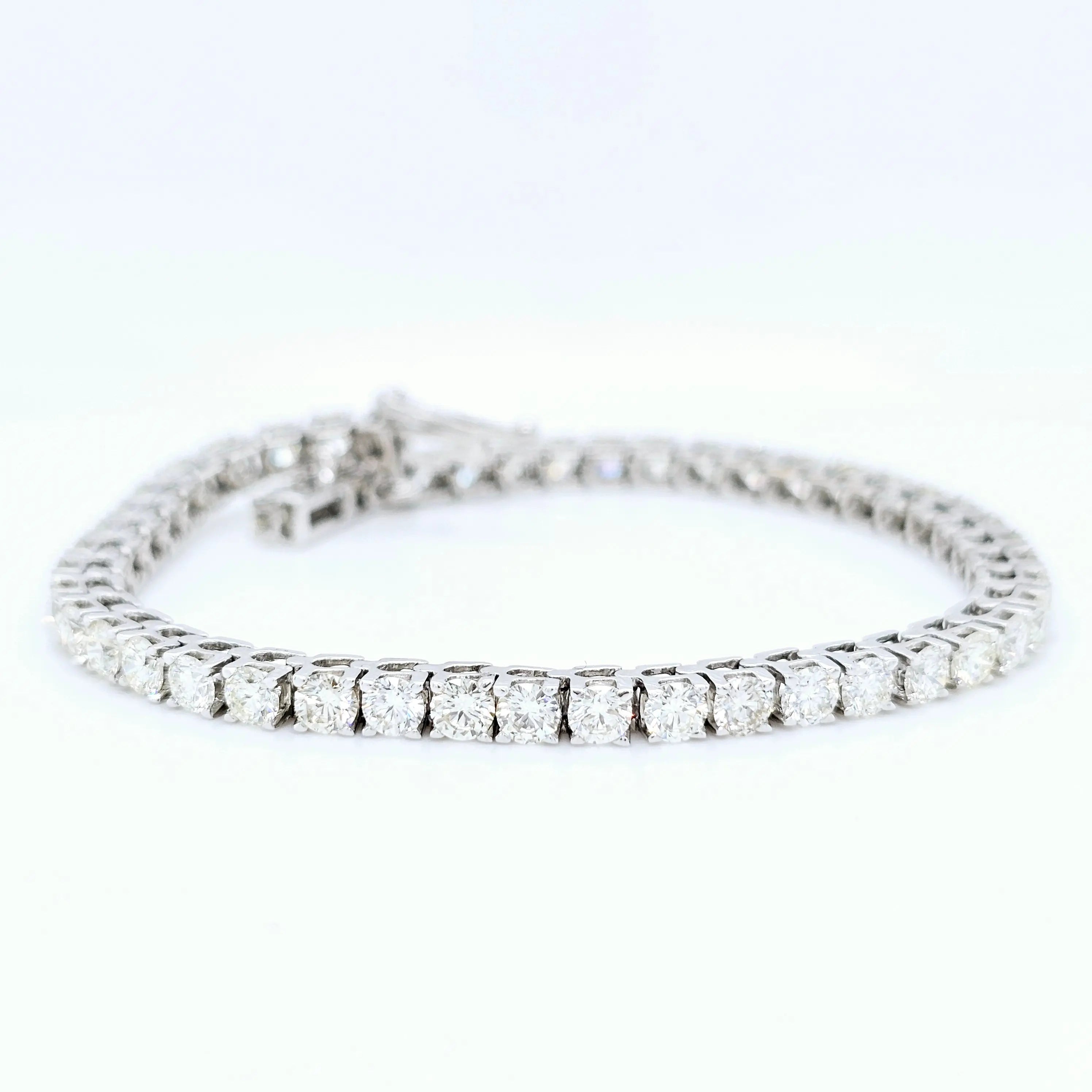 White gold diamond bracelet | Gold and Diamond tennis bracelet Chloe's Jewellers