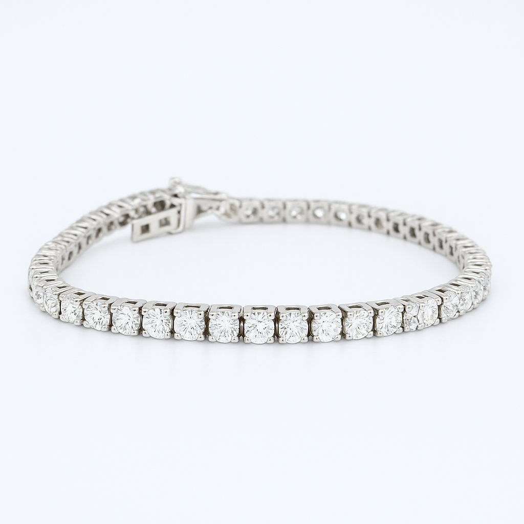 White gold diamond bracelet | Gold and Diamond tennis bracelet Chloe's Jewellers
