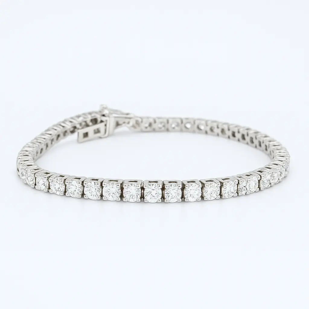 White gold diamond bracelet | Gold and Diamond tennis bracelet Chloe's Jewellers