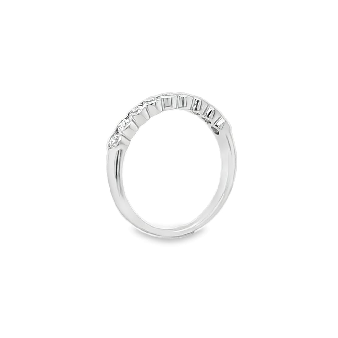Semi Rub Over Half Eternity Ring Chloe's Jewellers