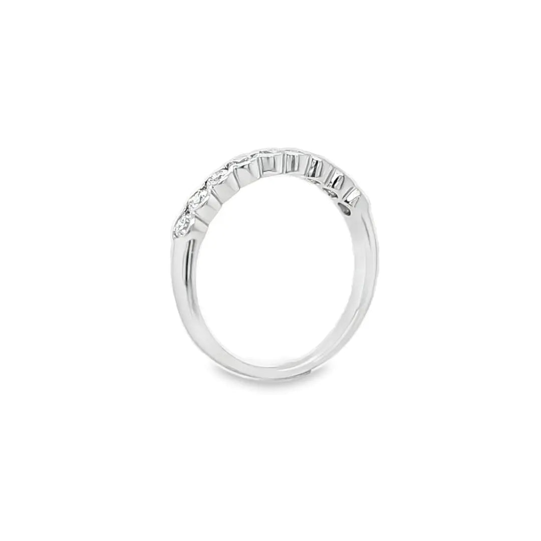 Semi Rub Over Half Eternity Ring Chloe's Jewellers