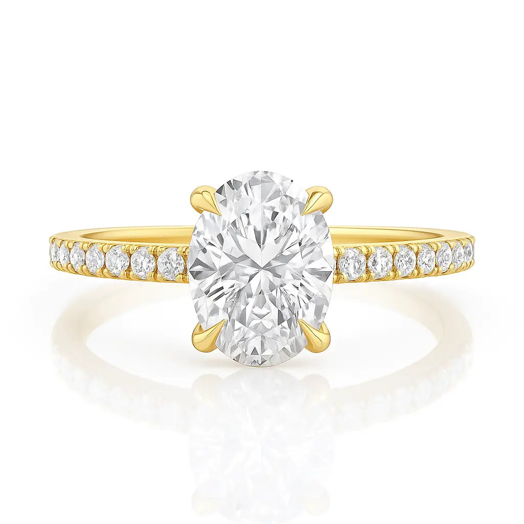 1.20ct Dahlia Oval Diamond Ring Chloe's Jewellers