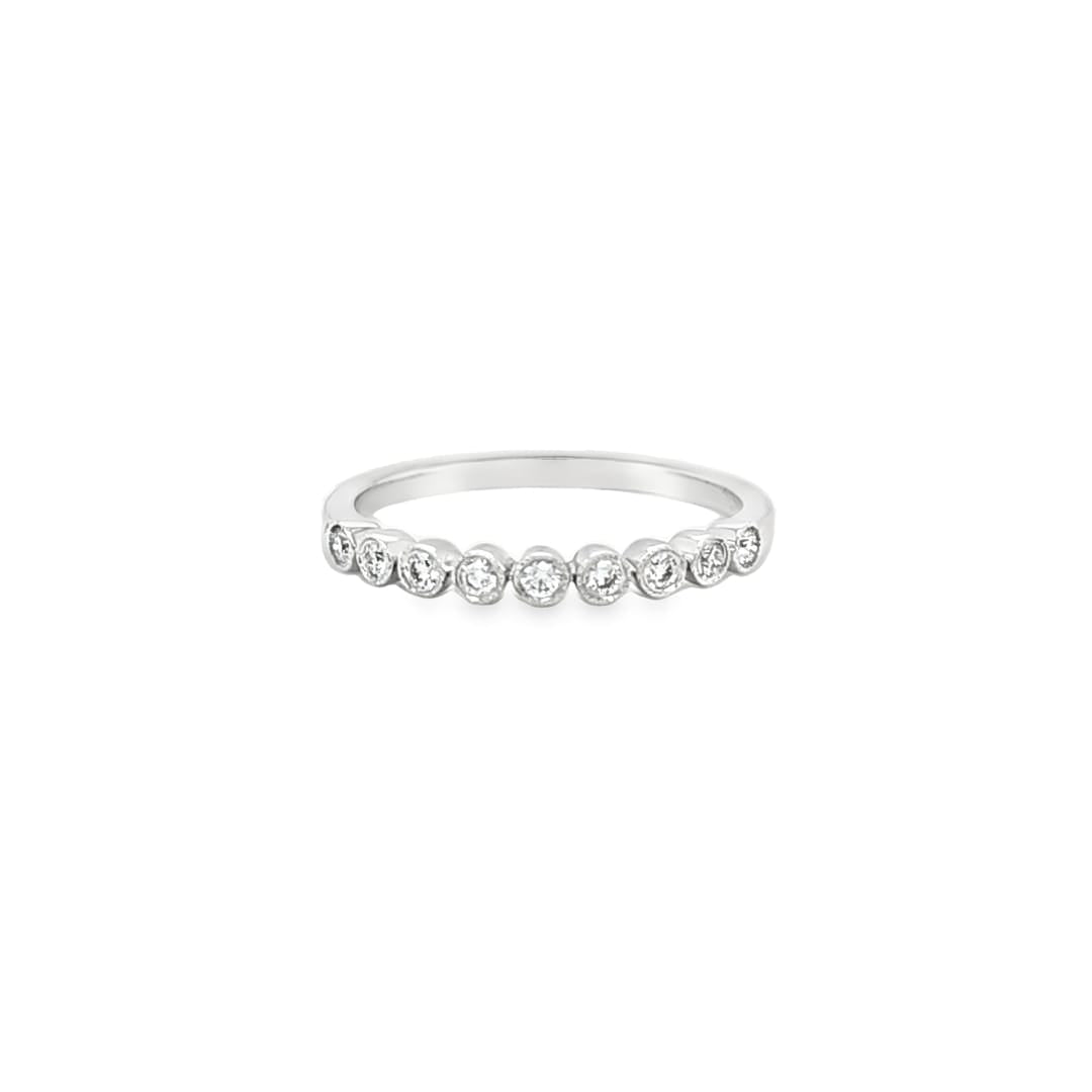 Rub Over Half Eternity Ring