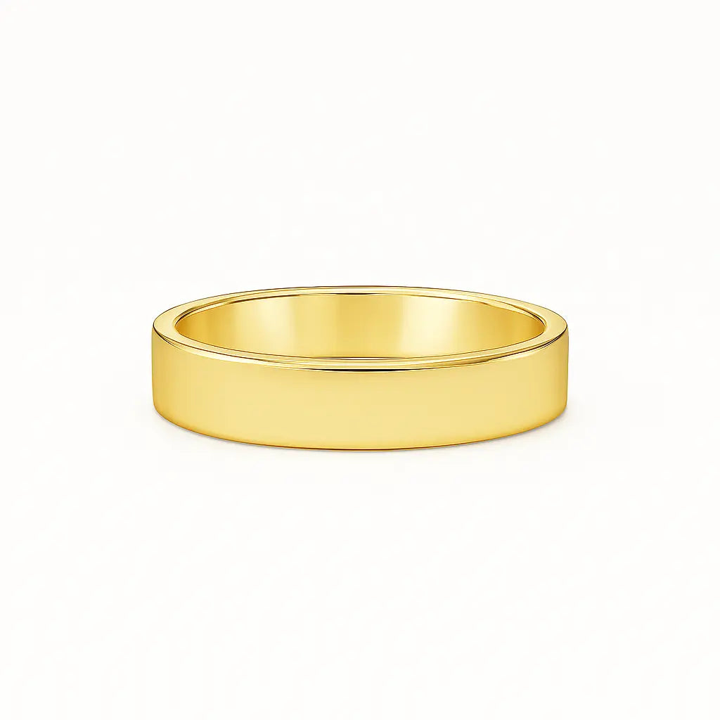 Classic Court 18k Gold Band 4mm Chloe's Jewellers