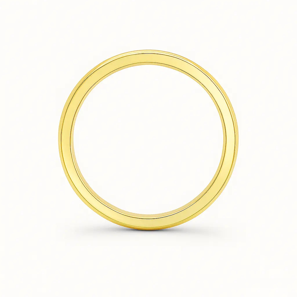 Classic Court 18k Gold Band 4mm Chloe's Jewellers