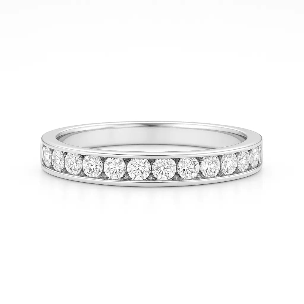 Diamond Channel 2.5mm Eternity Ring Chloe's Jewellers