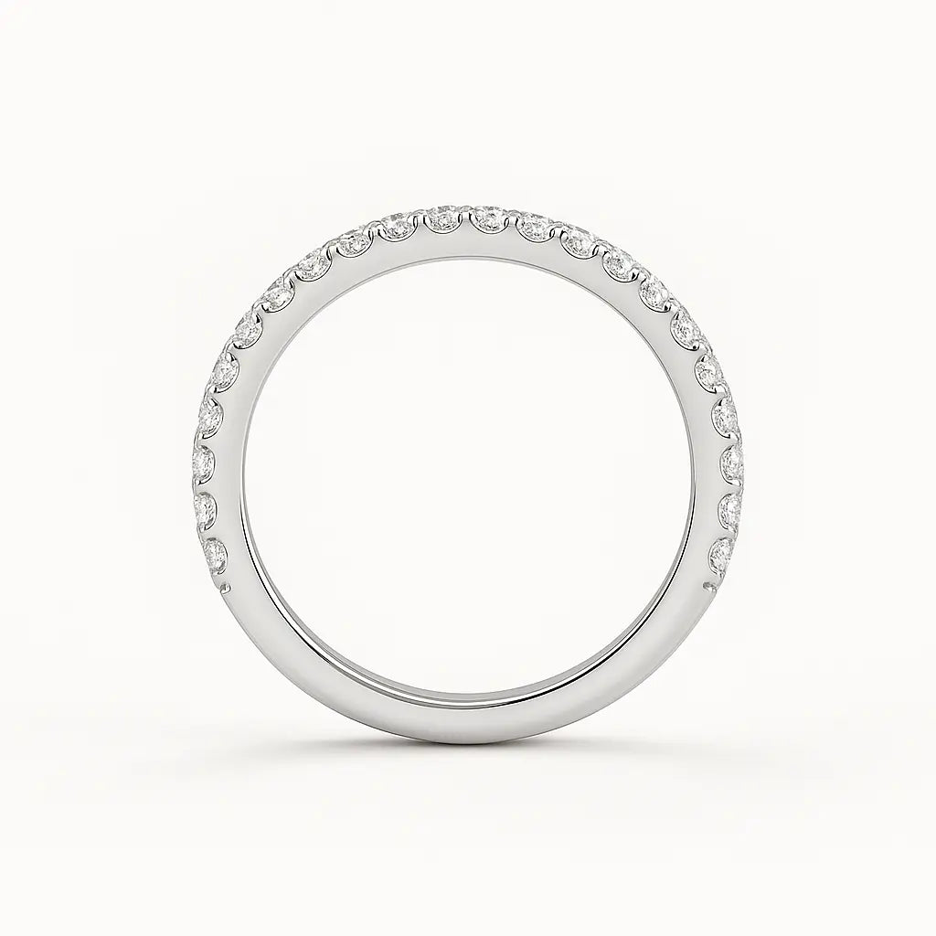 Full Set Micro Pavé Diamond Eternity Ring in Platinum – 0.80ct Chloe's Jewellers