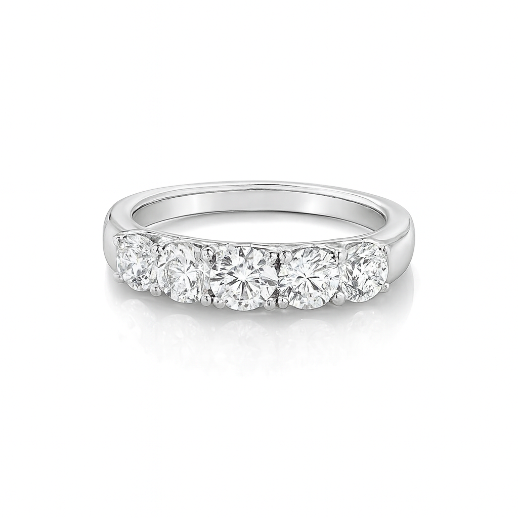 Graduated Half Eternity Ring Chloe's Jewellers