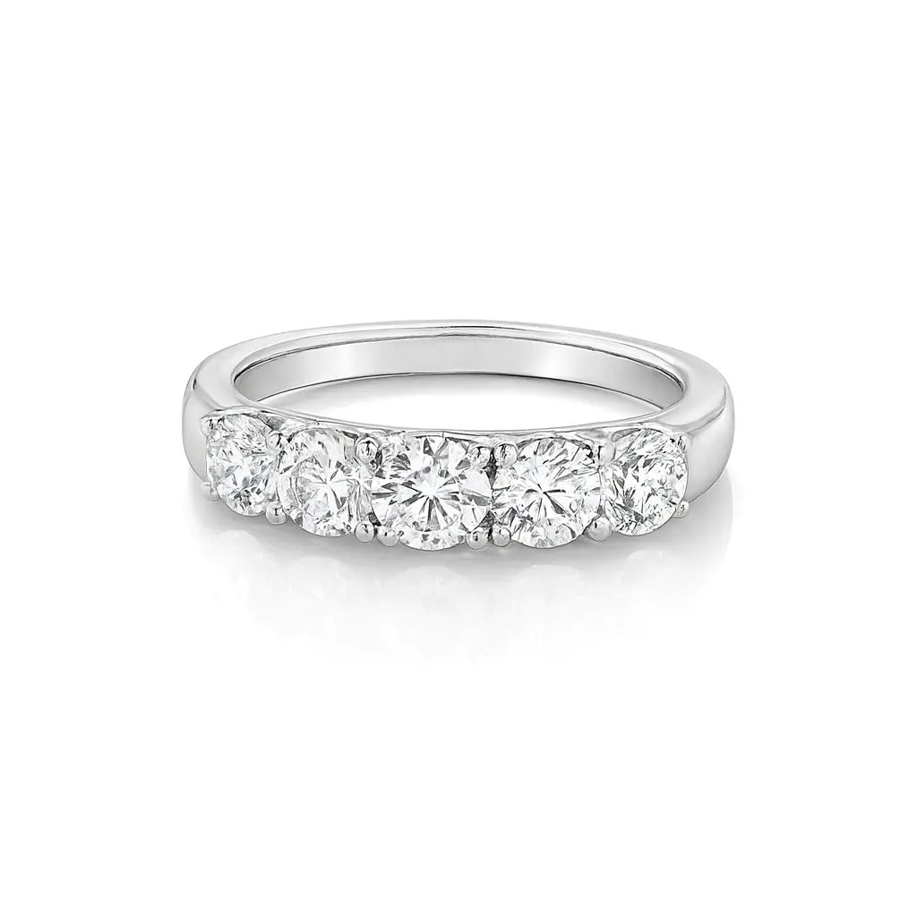 Graduated Half Eternity Ring Chloe's Jewellers