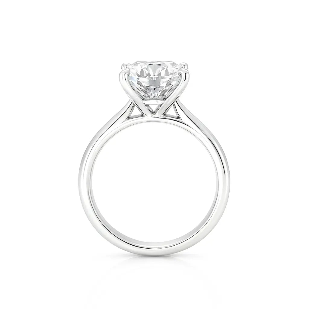 Lily Solitaire Round Diamond Engagement Ring – 2.29ct Platinum GIA Chloe's Jewellers