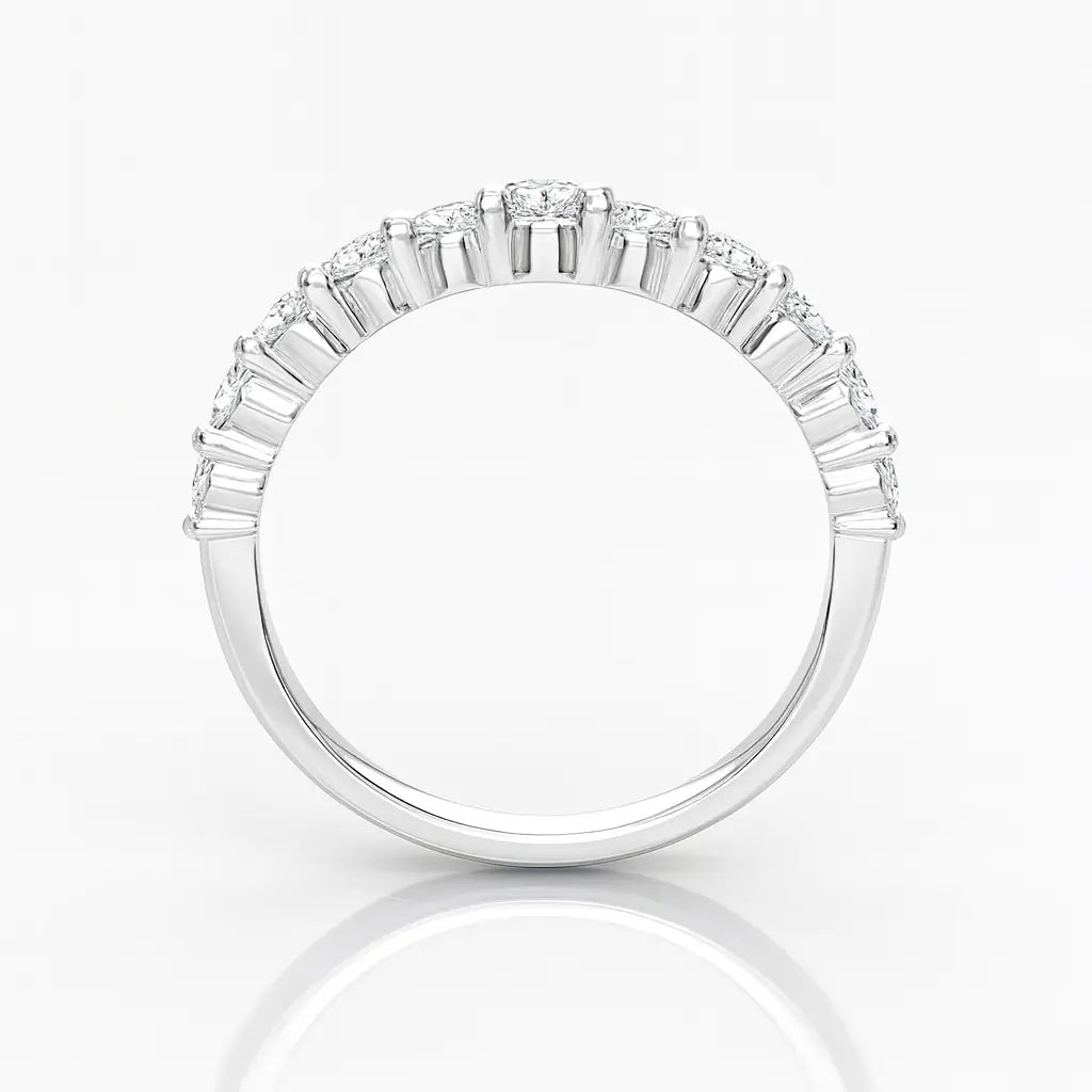 Lyra Half Eternity Ring Chloe's Jewellers