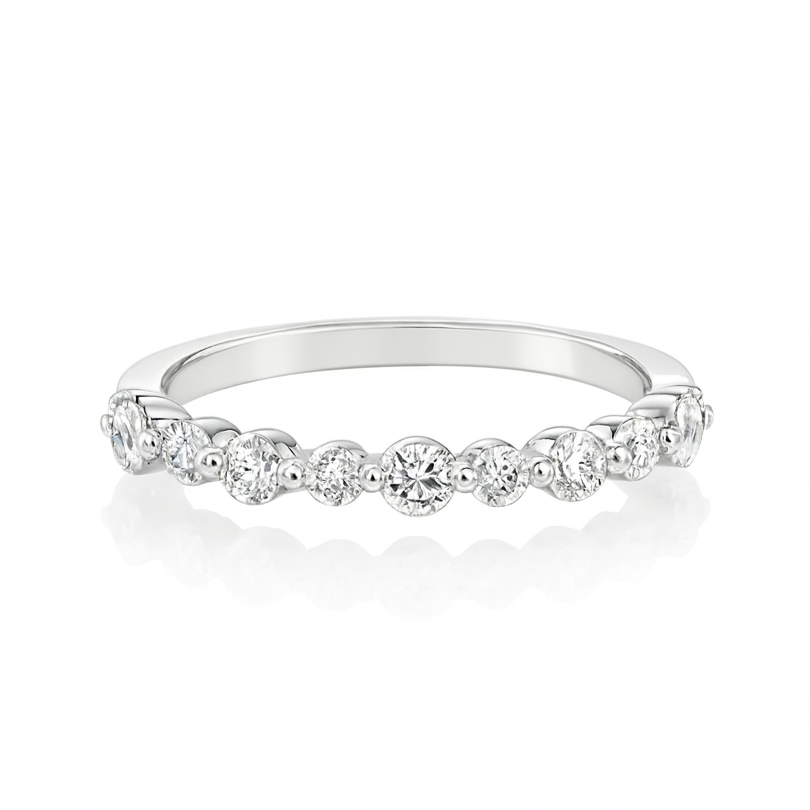 Lyra Half Eternity Ring Chloe's Jewellers