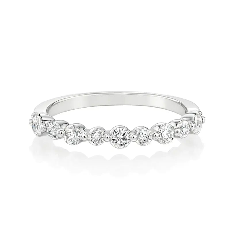 Lyra Half Eternity Ring Chloe's Jewellers