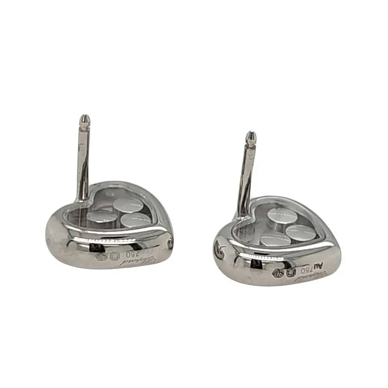 Pre-Owned | Chopard Happy Diamonds Icons Heart Shape Stud Earrings Chloe's Jewellers