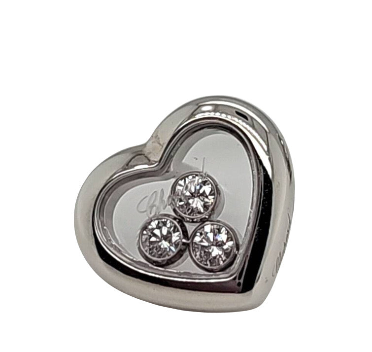 Pre-Owned | Chopard Happy Diamonds Icons Heart Shape Stud Earrings