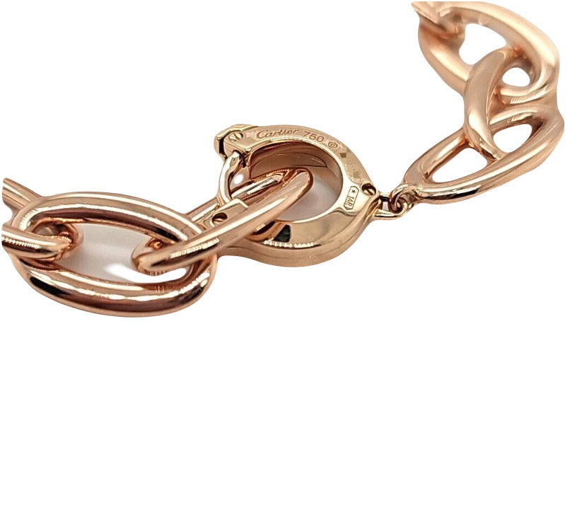 Pre-Owned | Cartier Vintage C De Cartier Rose Gold Open Link Bracelet Chloe's Jewellers