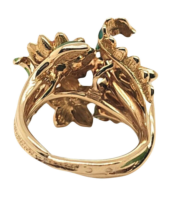 Pre-Owned Dior 'Diorette' Ring | 18K Yellow Gold | Size 53 Chloe's Jewellers