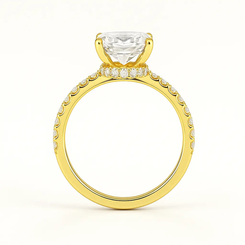 Orchid Radiant Cut Diamond Engagement Ring in Platinum – 1.46ct GIA Chloe's Jewellers