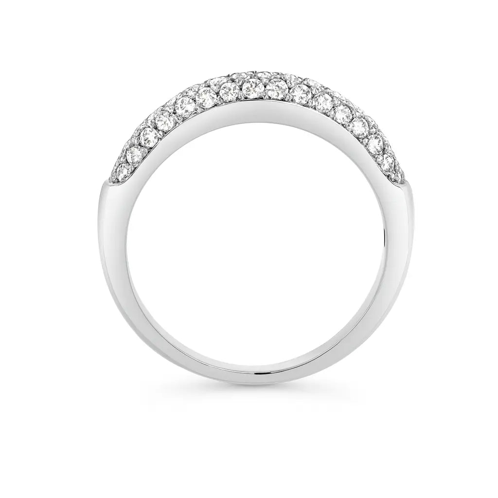 Pave Encrusted Diamond Eternity Ring Chloe's Jewellers