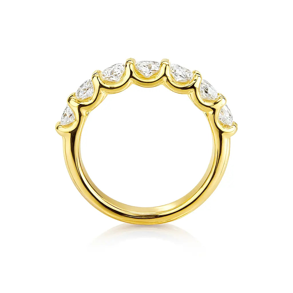 Round Diamond Eternity Ring 18k Gold Chloe's Jewellers