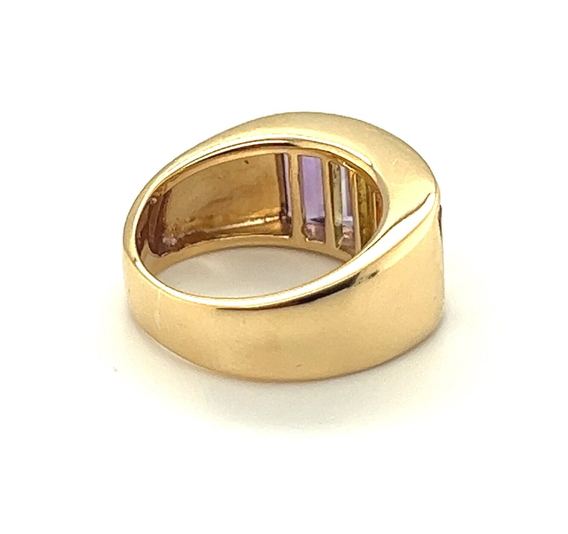 Pre-Owned | 18ct Yellow Gold Multi Gemstone Ring Chloe's Jewellers