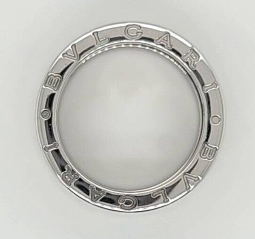 Bvlgari B.zero1 Three-Band Ring | 18K White Gold | Size 53 Chloe's Jewellers