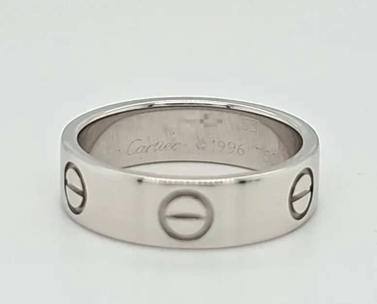 Pre-Owned | Cartier Love Ring, 18ct White Gold Chloe's Jewellers