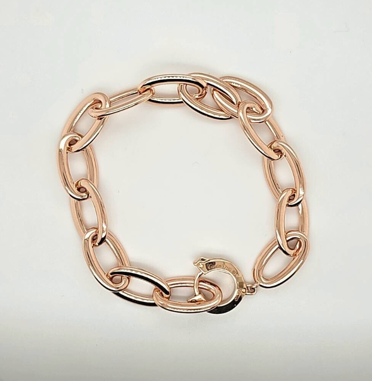 Pre-Owned | Cartier Vintage C De Cartier Rose Gold Open Link Bracelet Chloe's Jewellers