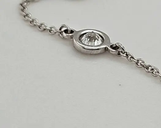 Pre-Owned | Tiffany & Co. Elsa Peretti Diamonds By The Yard Bracelet in Platinum Chloe's Jewellers