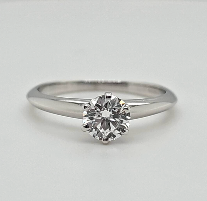Pre-Owned | Tiffany & Co. Diamond Engagement Ring in Platinum Chloe's Jewellers