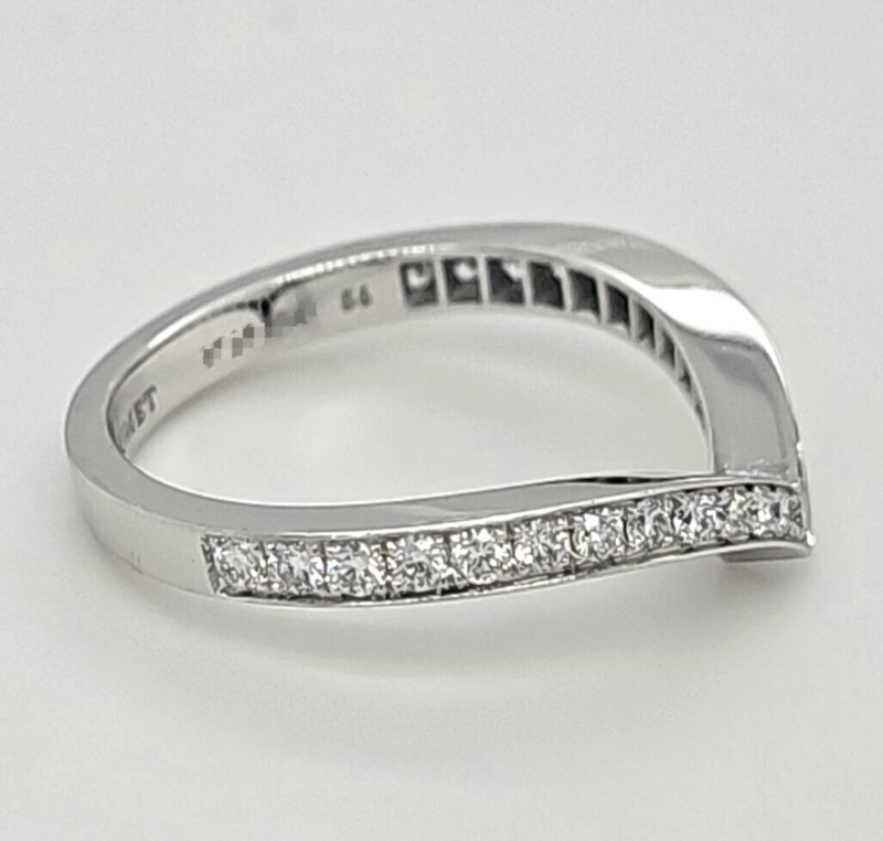Chaumet Joséphine Aigrette Wedding Band | 18K White Gold | Size 56 Chloe's Jewellers