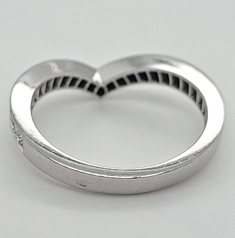 Chaumet Joséphine Aigrette Wedding Band | 18K White Gold | Size 56 Chloe's Jewellers