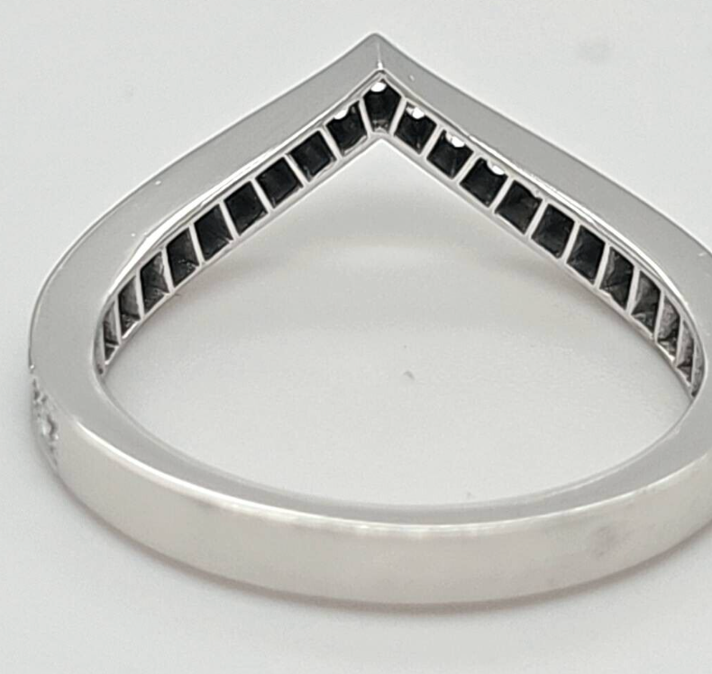 Chaumet Joséphine Aigrette Wedding Band | 18K White Gold | Size 56 Chloe's Jewellers