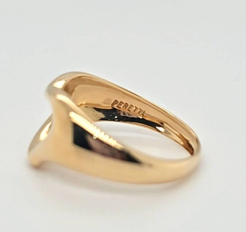 Pre-Owned | Tiffany & Co. Elsa Peretti Open Heart Ring in 18ct Yellow Gold Chloe's Jewellers