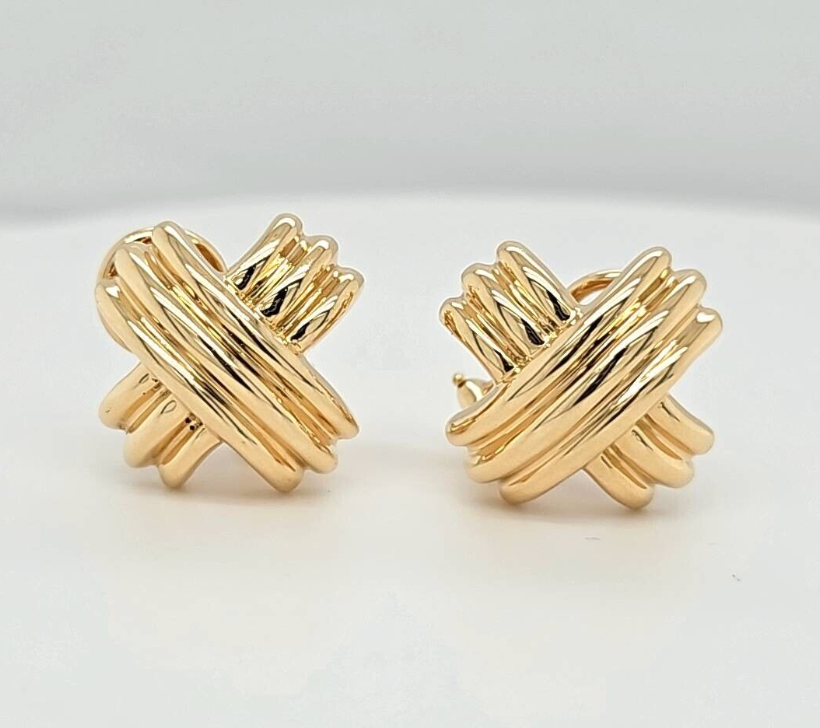 Pre-Owned | Tiffany & Co Signature 'X' Earrings Chloe's Jewellers
