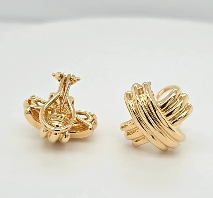 Pre-Owned | Tiffany & Co Signature 'X' Earrings Chloe's Jewellers
