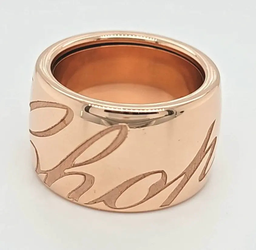 Pre-Owned Chopard Chopardissimo Ring | 18K Rose Gold | Size O Chloe's Jewellers