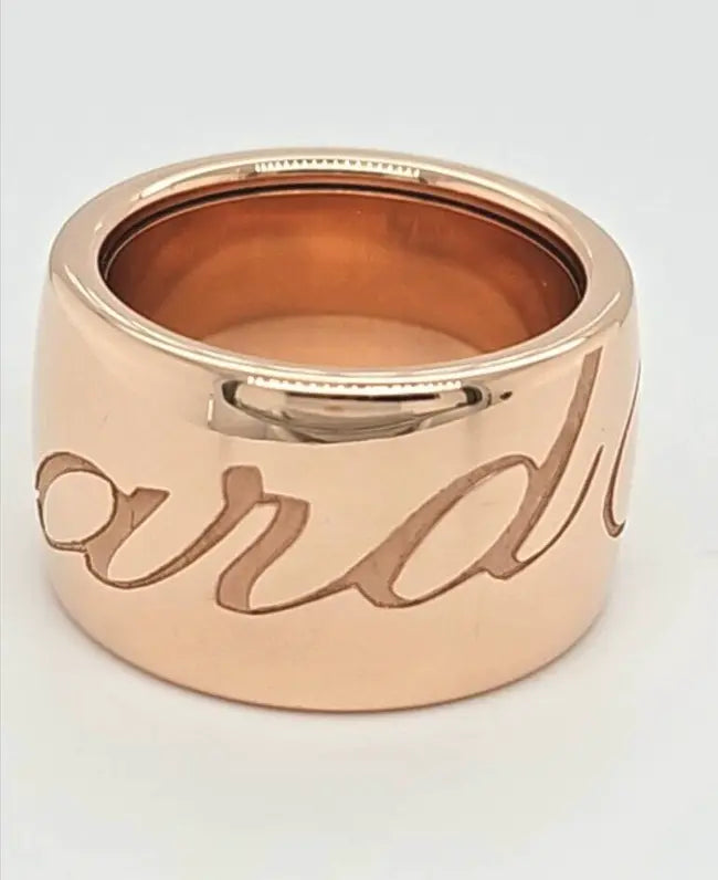 Pre-Owned Chopard Chopardissimo Ring | 18K Rose Gold | Size O Chloe's Jewellers